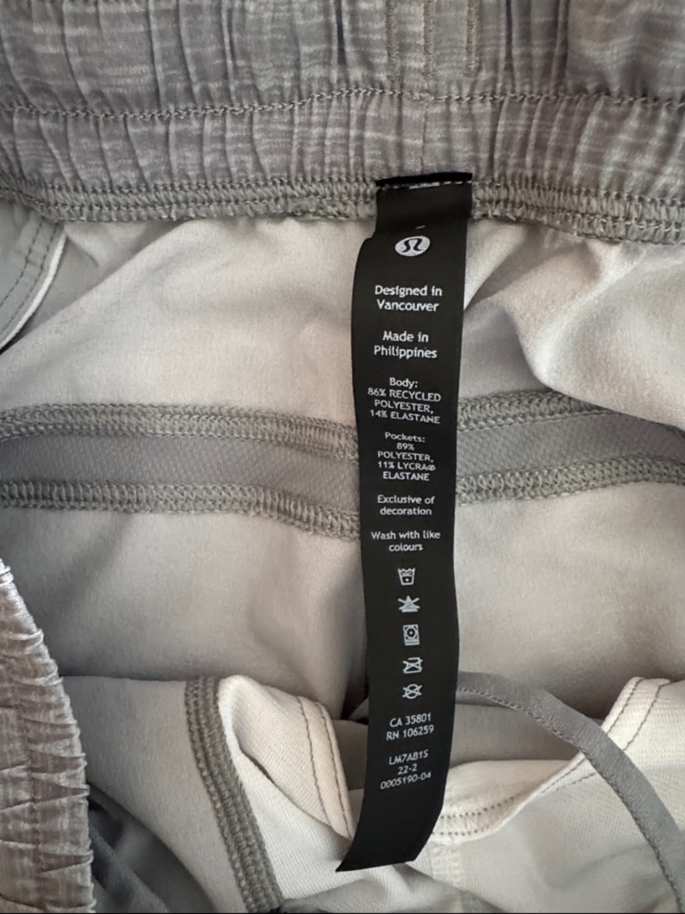 lululemon athletica Men's Athletic Shorts - Light Gray